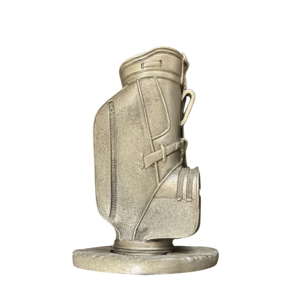 Great Shot Glass Golf Theme + Pewter Golf Bag & 19th Hole Acrylic Stir Stick Set - Picture 7 of 7